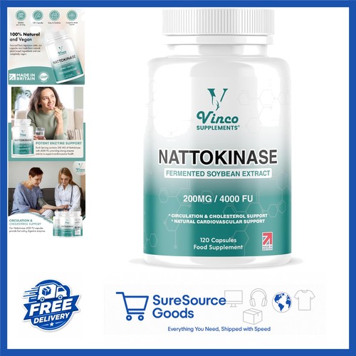 Nattokinase 200mg capsules 120 - nattokinase,