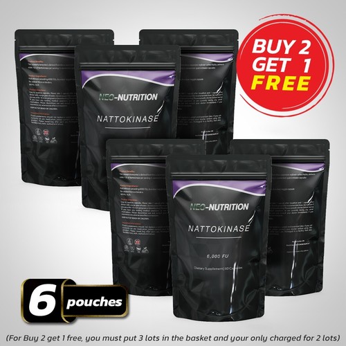 Nattokinase 6000fus capsules - nattokinase,