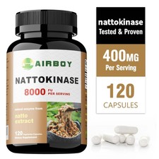Nattokinase Capsules 8,000 FU